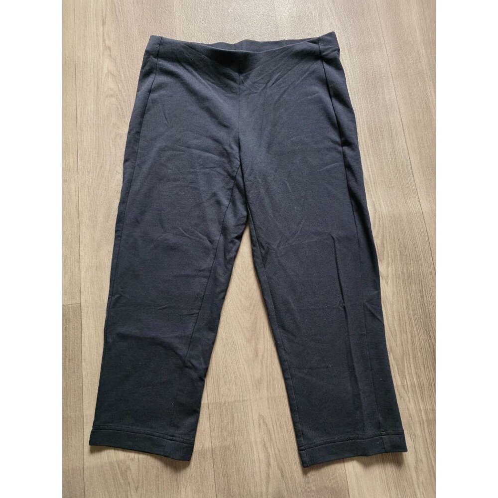 J jill Slim leg Cropped XS Petite Black Cotton Leggings